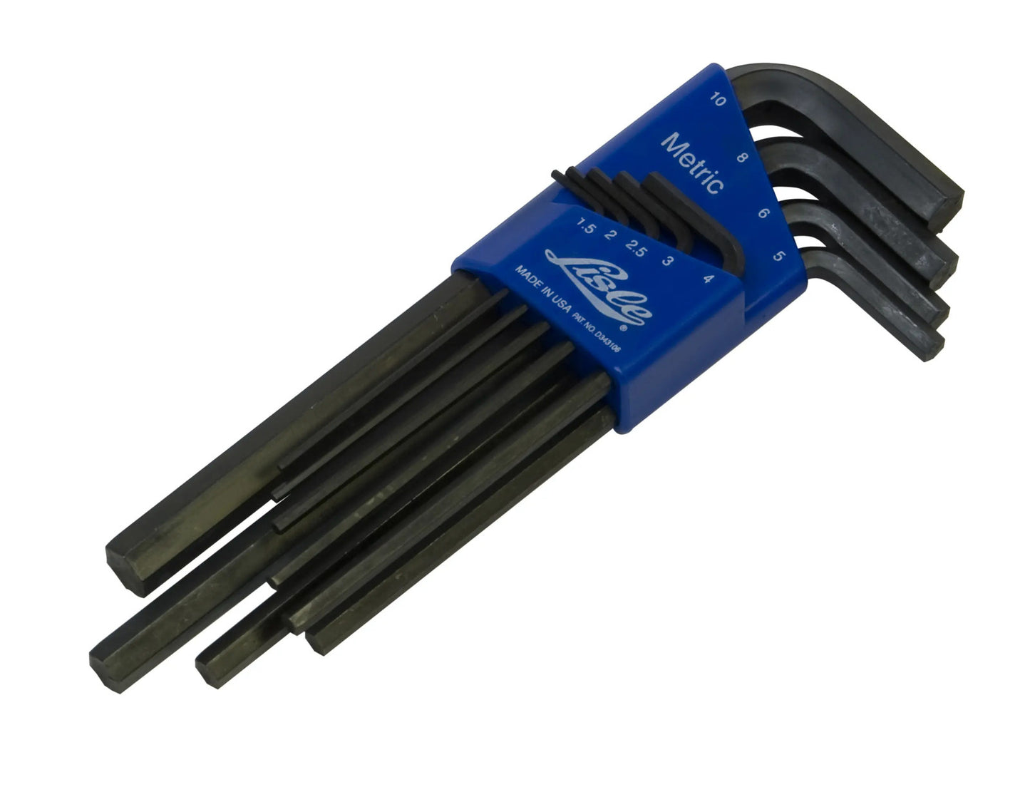 Lisle Tools 42650 Long Metric Hex Key Set