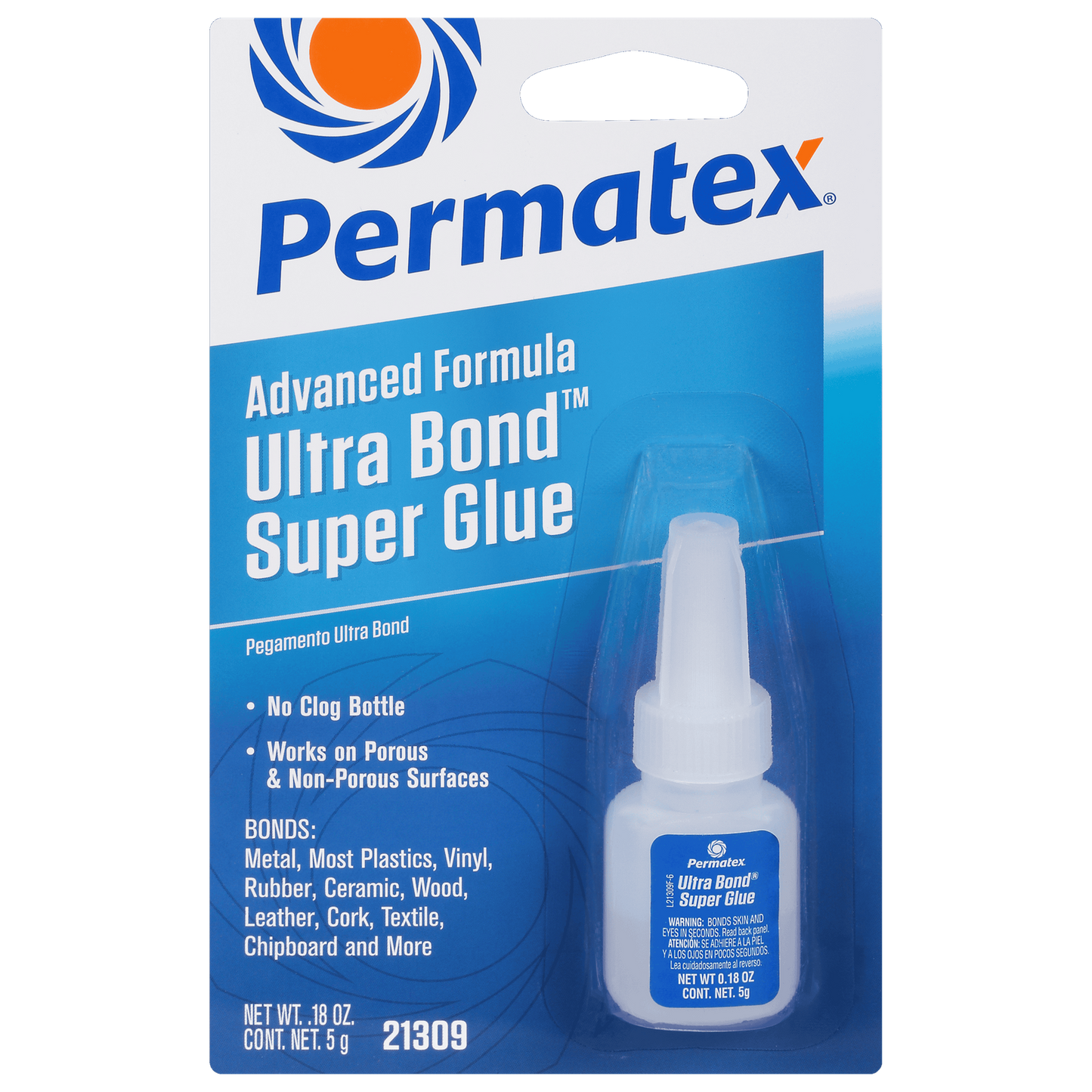 Permatex 21309 Ultra Bond Super Glue, 5 G