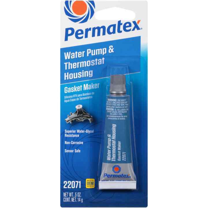 Permatex 22071 Water Pump and Thermostat RTV Silicone Gasket Maker 0.5 oz