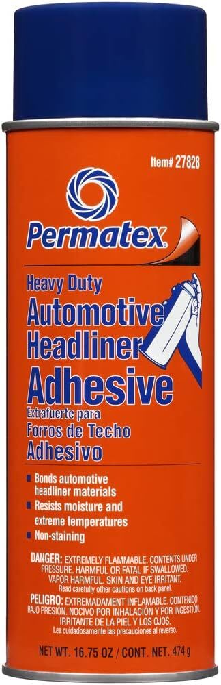 Permatex 27828 Body Shop Heavy Duty Headliner Adhesive (High-Strength)