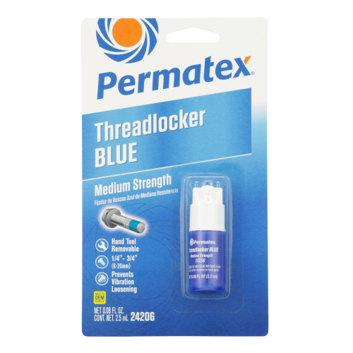 Permatex 242026 Medium Strength Threadlocker Blue 2.5 ml