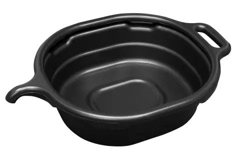 LISLE TOOLS 17972 4.5 Gallon Oval Drain Pan, Black