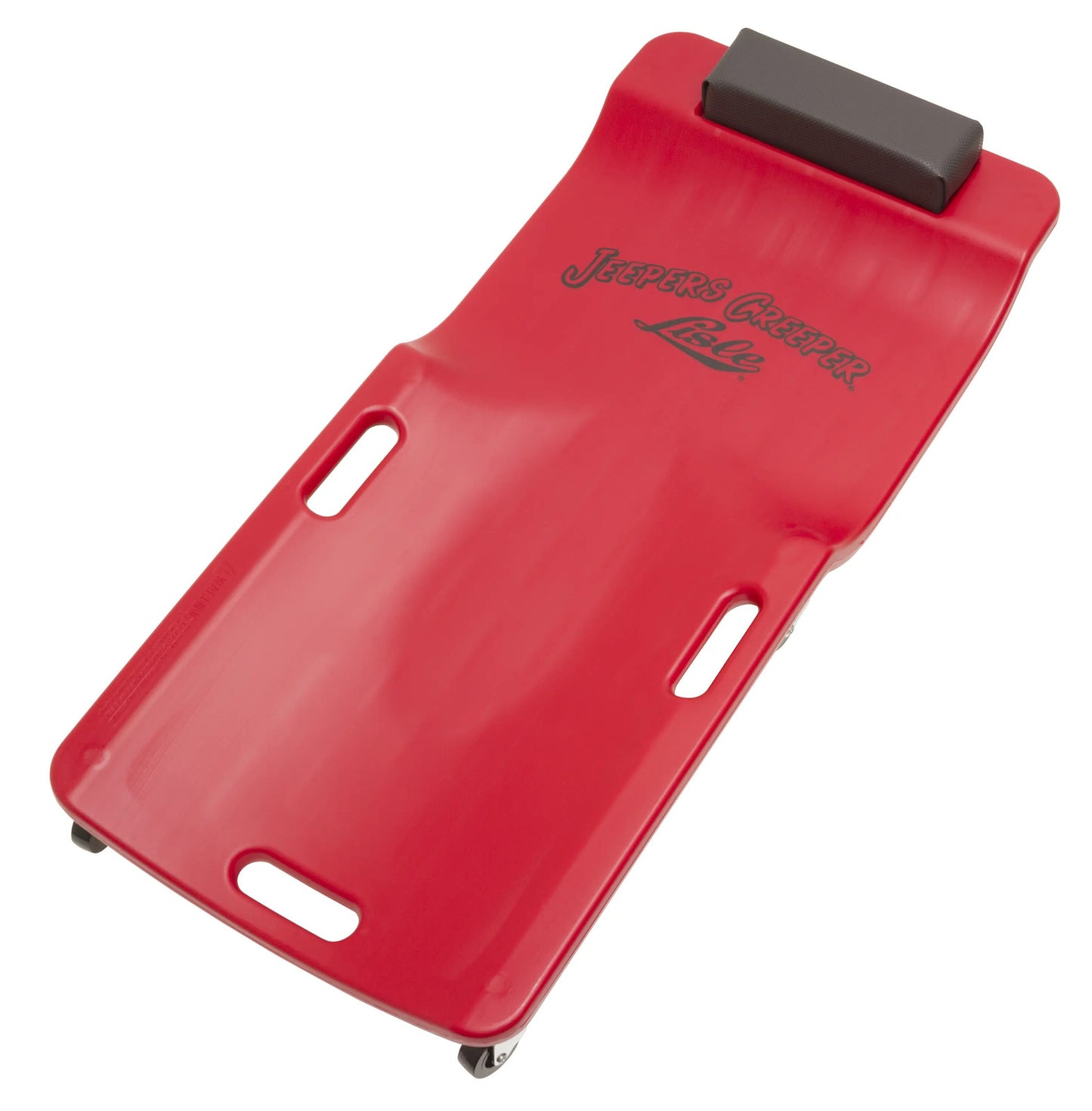 Lisle Tools 92102 Low Profile Plastic Creeper (Red)