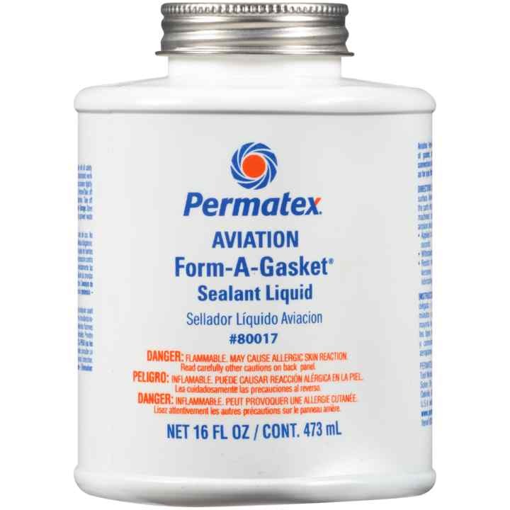 Permatex 80017 Aviation Form-A-Gasket No. 3 Sealant Liquid, 16 OZ