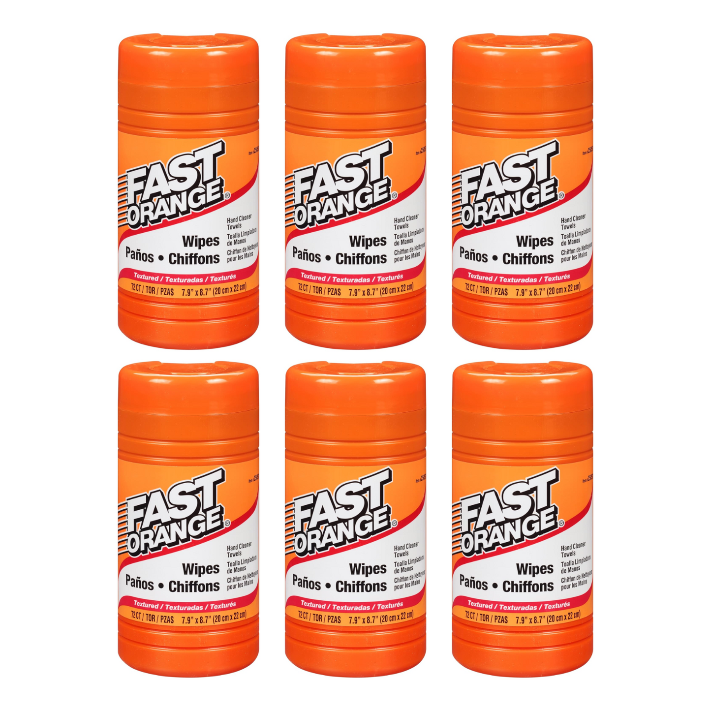 Permatex 25051 Fast Orange Hand Cleaner Wipe - 72 Count