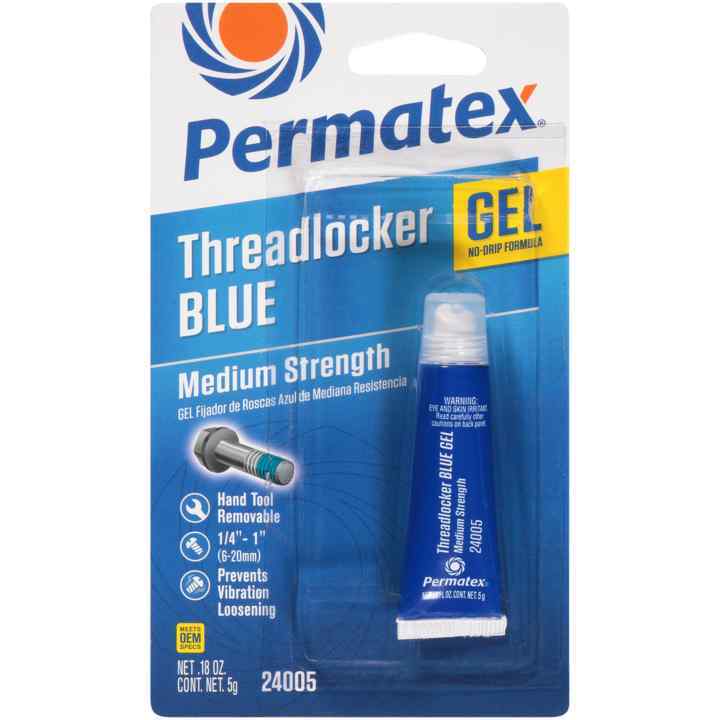 Permatex 24005 - Medium Strength Threadlocker Blue Gel (5g)