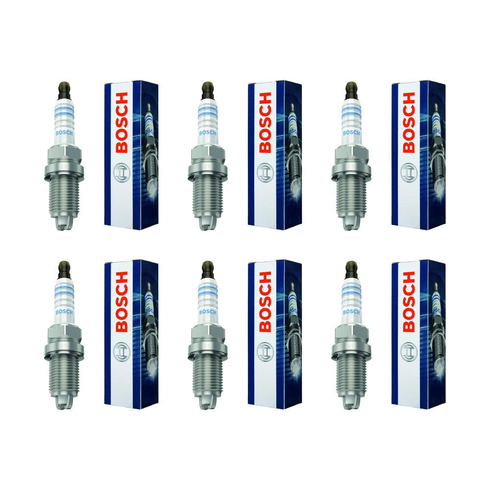 For BMW E34 525i E36 325i M3 E39 528i Set of 6 BOSCH Spark Plugs FR 7 LDC / 7402
