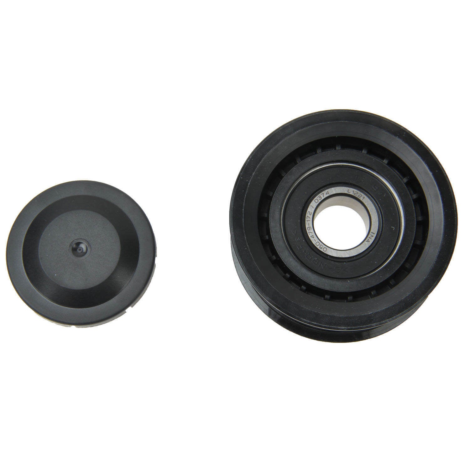 Front View of Upper Accessory Drive Belt Idler Pulley BBR 0011017476