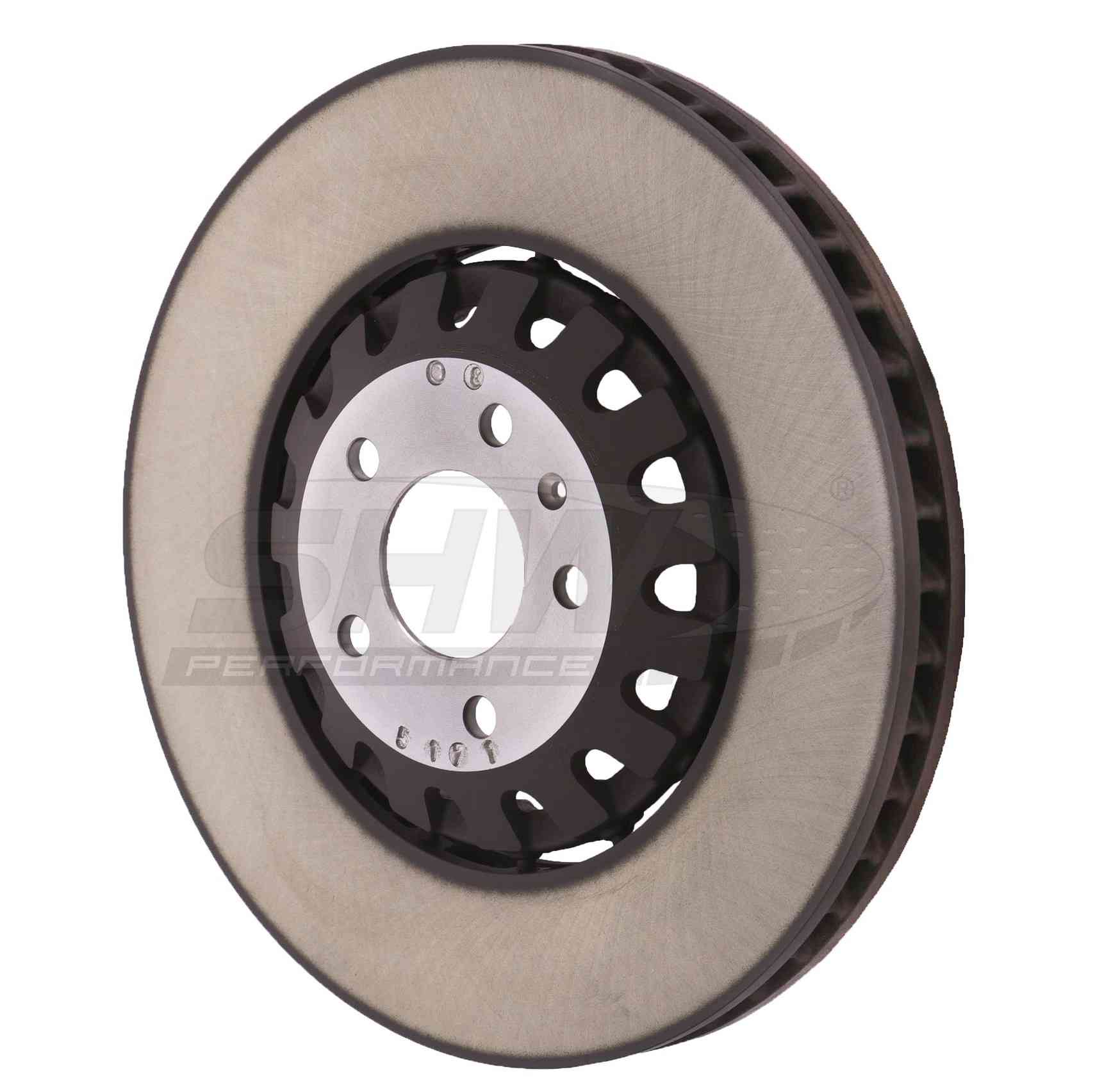 Front View of Front Disc Brake Rotor SHW AFX44277