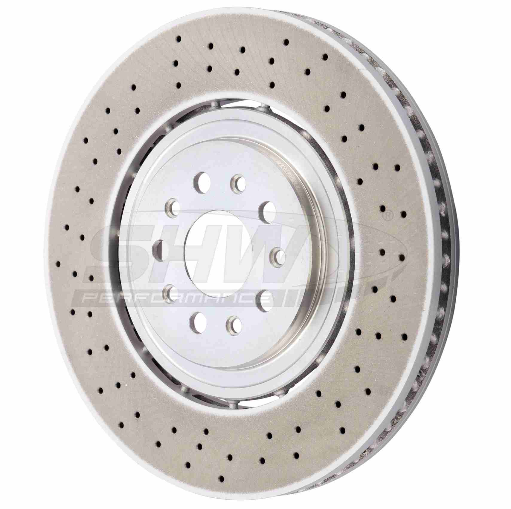 Front View of Front Disc Brake Rotor SHW MFX41563