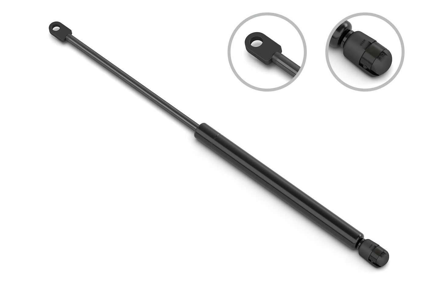 Front View of Right Hood Lift Support STABILUS 4B-413752