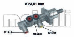 Front View of Brake Master Cylinder METELLI 05-0382