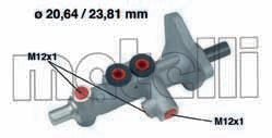 Front View of Brake Master Cylinder METELLI 05-0627