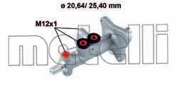 Front View of Brake Master Cylinder METELLI 05-0629