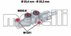 Front View of Brake Master Cylinder METELLI 05-0662