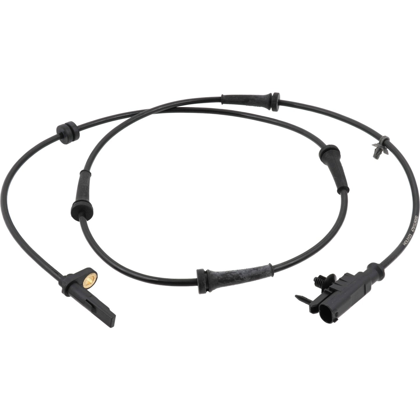 Back View of Front Left ABS Wheel Speed Sensor HOLSTEIN 2ABS0336