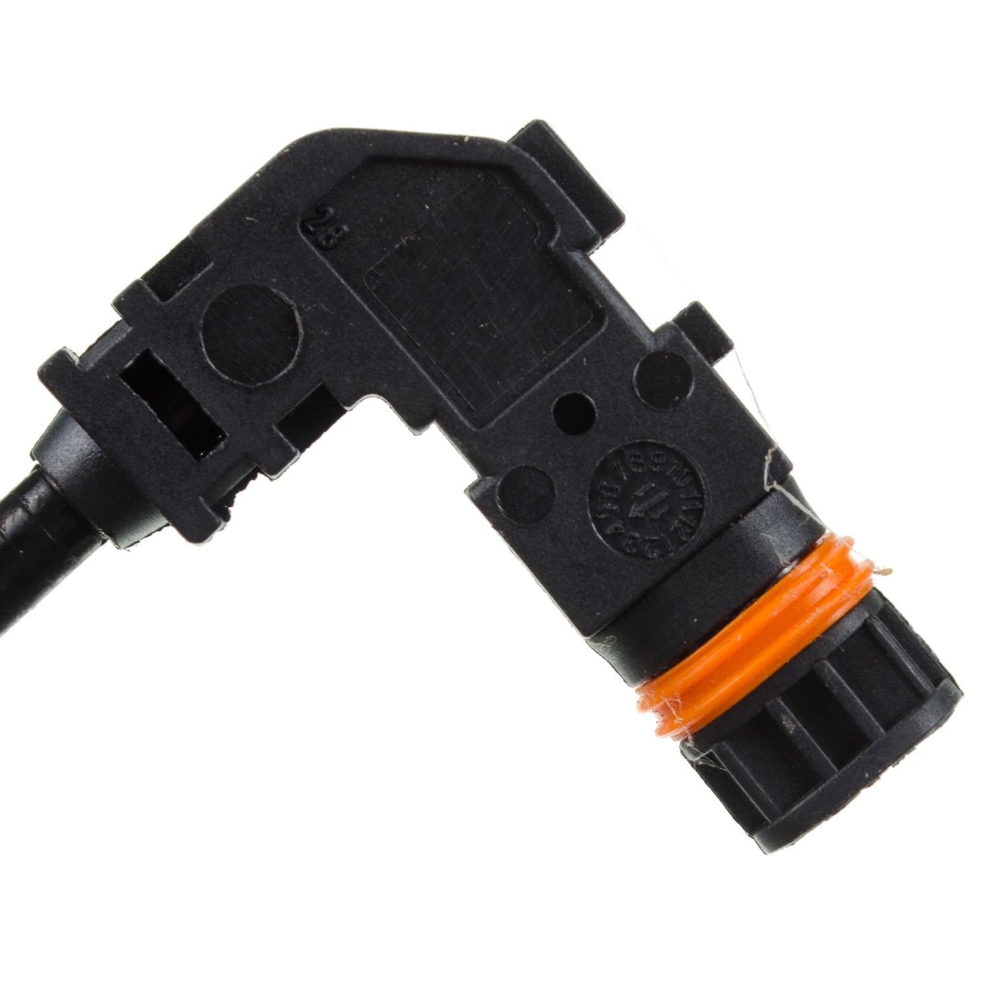 Angle View of Front Left ABS Wheel Speed Sensor HOLSTEIN 2ABS0697