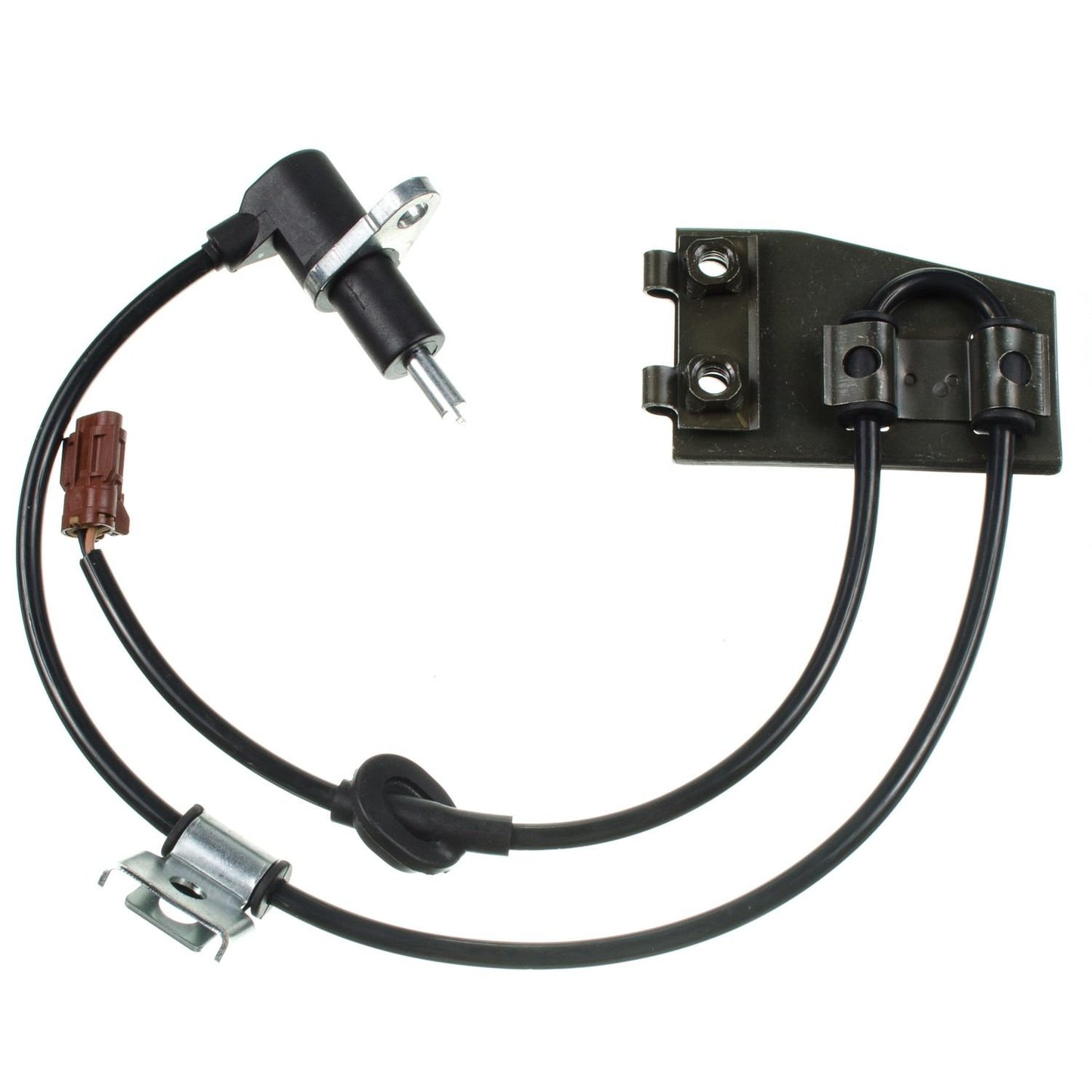 Front View of Front Left ABS Wheel Speed Sensor HOLSTEIN 2ABS1095