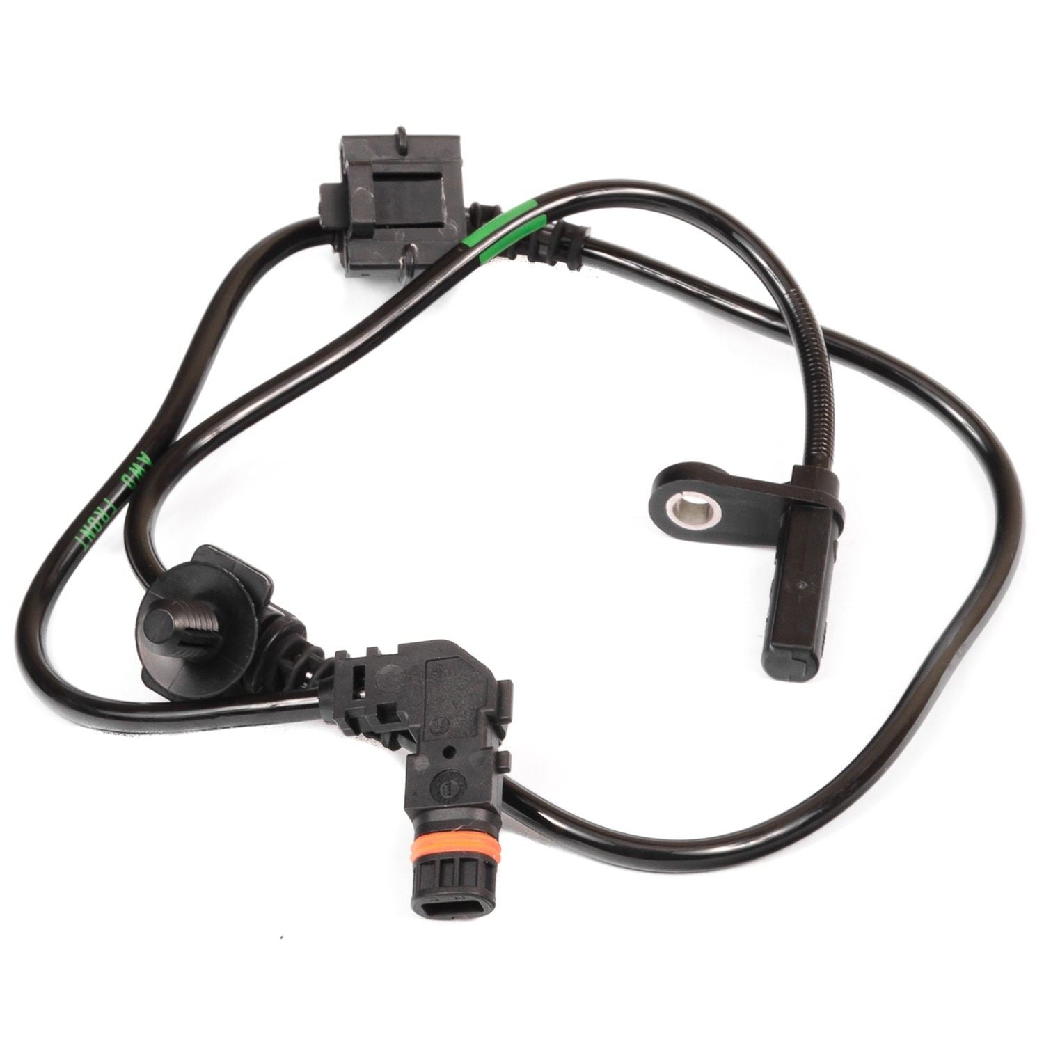 Front View of Front Left ABS Wheel Speed Sensor HOLSTEIN 2ABS2118