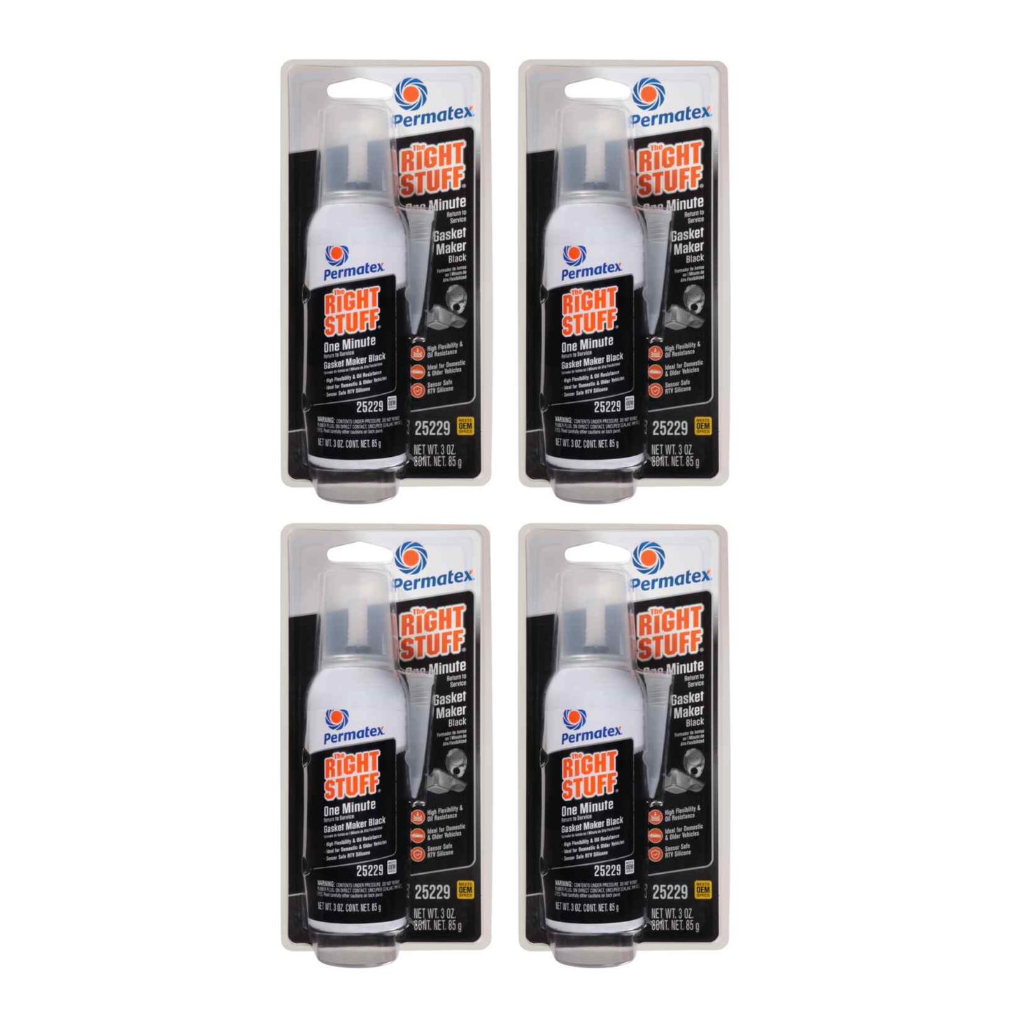 Permatex 25229 The Right Stuff 1 Minute Black Gasket Maker 3 oz.