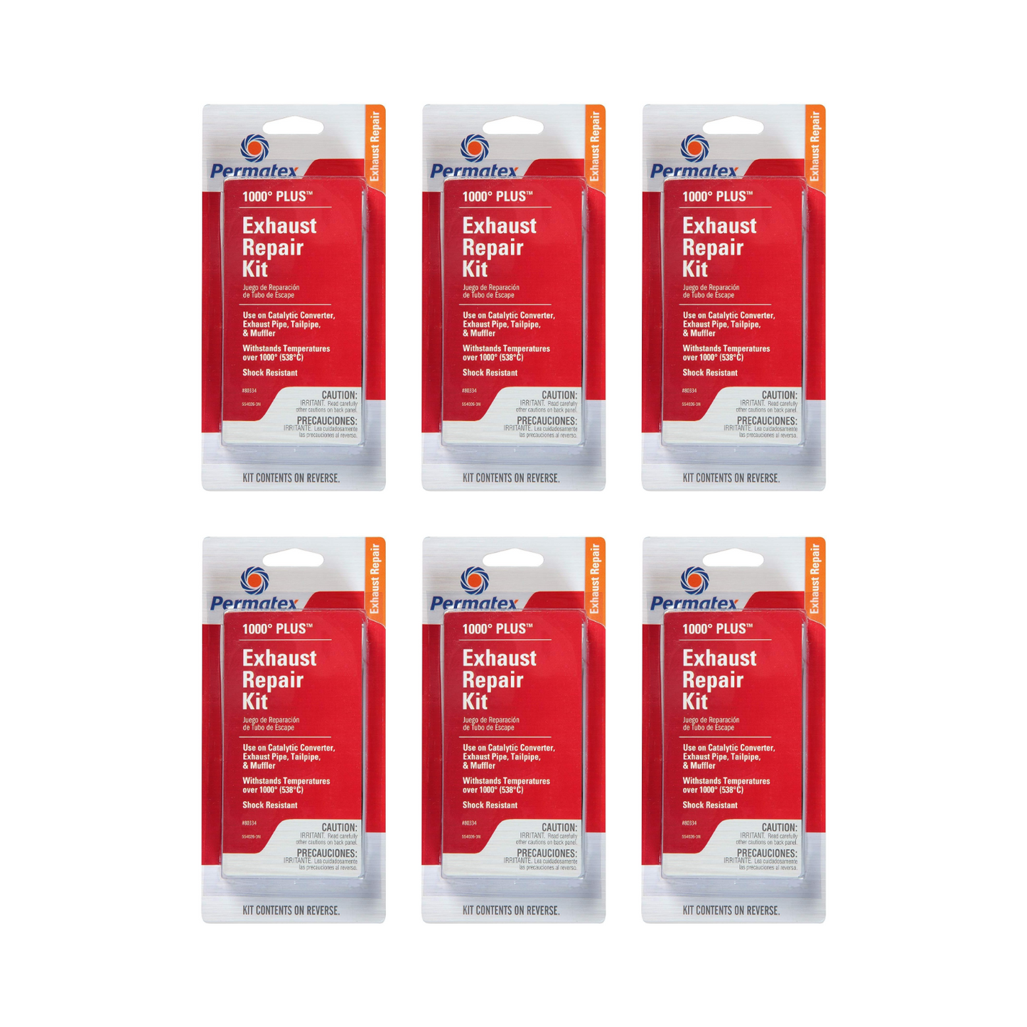 Permatex 80334 - 1000 Degree Plus Exhaust Repair Kit