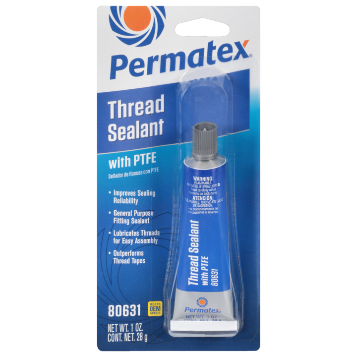 Permatex 80631 - Thread Sealant with Teflon (1oz)