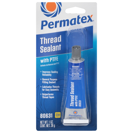 Permatex 80631 - Thread Sealant with Teflon (1oz)