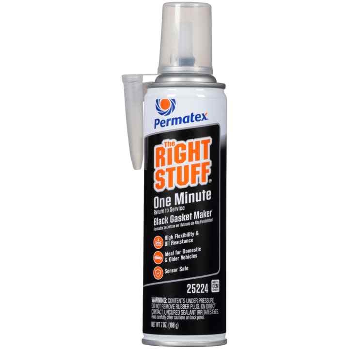 Permatex 25224 THE RIGHT STUFF Black One Minute Gasket Maker 7 OZ