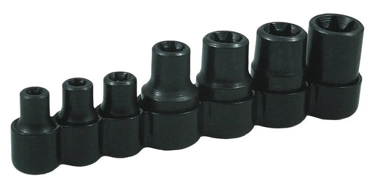 Lisle Tools 26750 Torx Socket Set - (7 Pieces External Torx Sockets)
