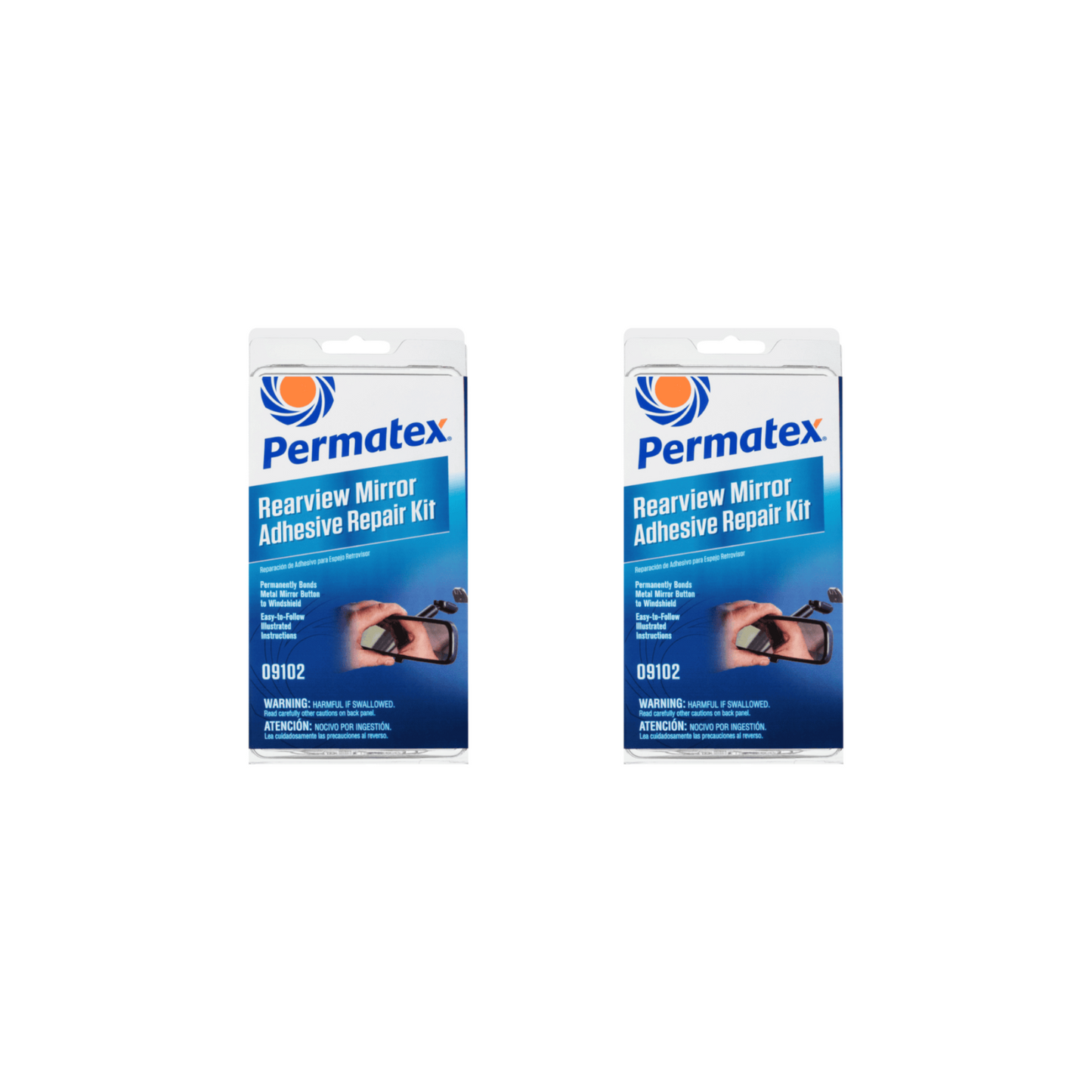 Permatex 09102 Rearview Mirror Adhesive Kit
