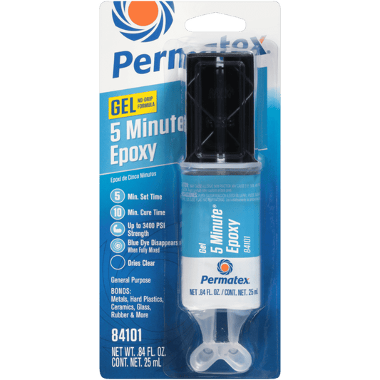 Permatex 84101 - 5 Minute General Purpose Epoxy 0.84 oz (25 ml)