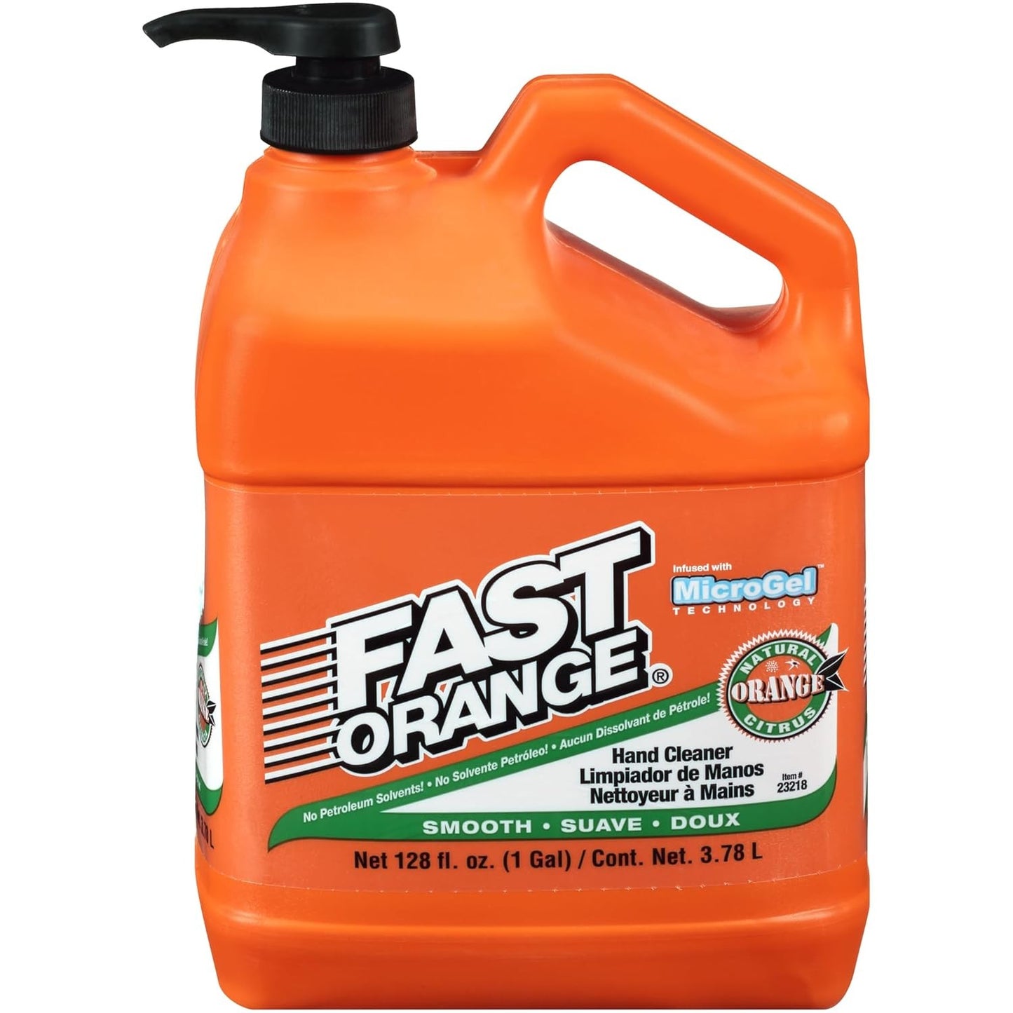 Permatex 23218 Fast Orange Smooth Lotion Hand Cleaner with Pump, Gallon