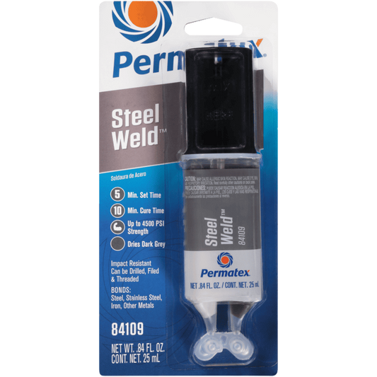 Permatex 84109 Steel Weld Epoxy, 25 ML