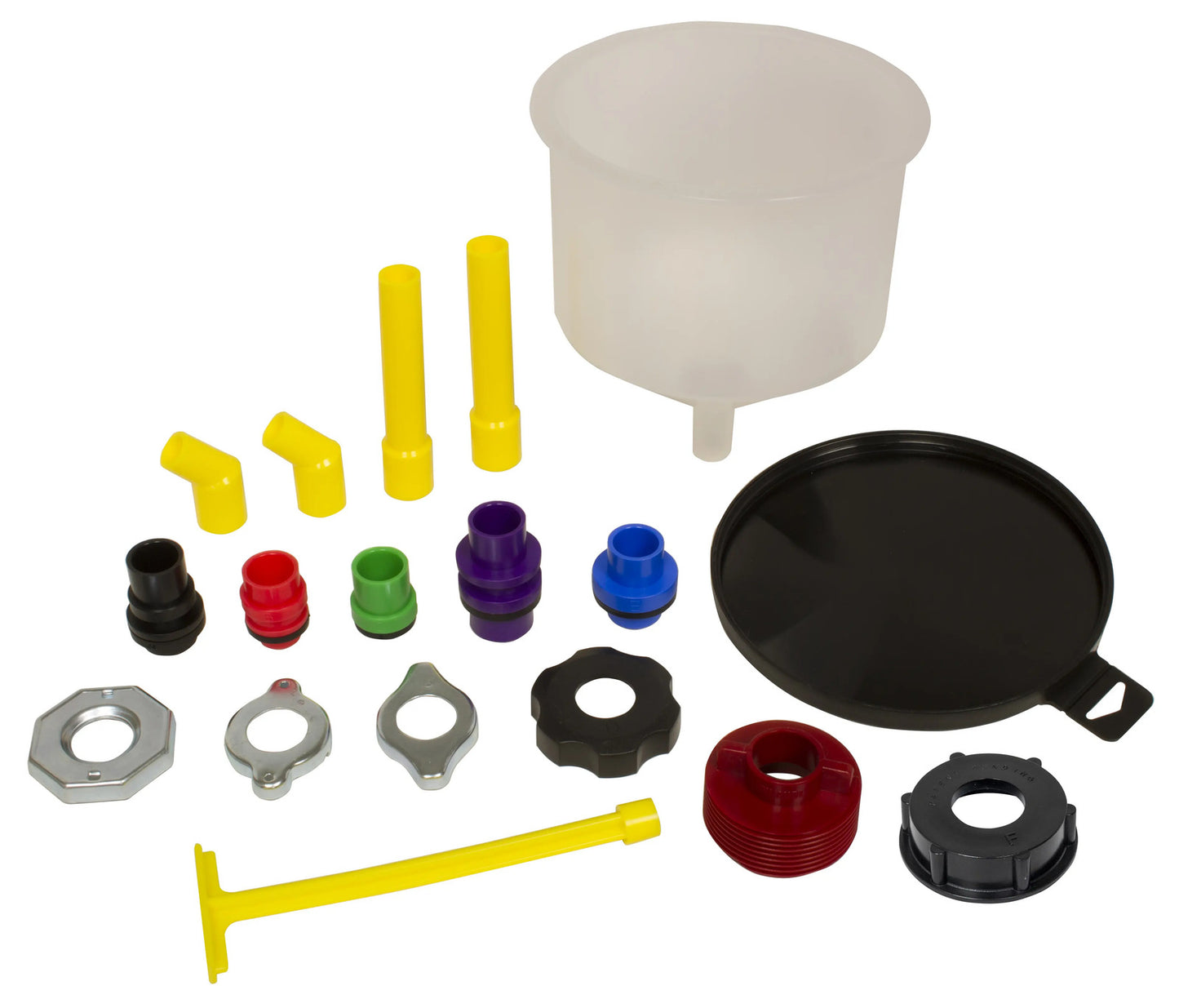 LISLE TOOLS 24780 Spill-Free Funnel, 18 pc.