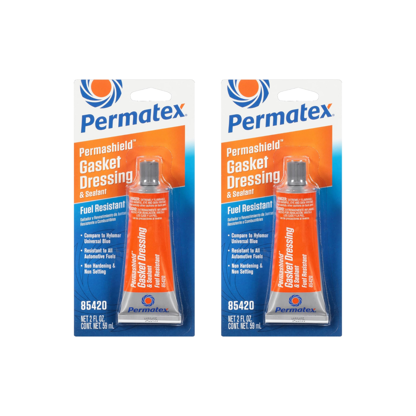 Permatex 85420 Permashield Fuel Resistant Gasket Dressing & Sealant, 2 oz Tube