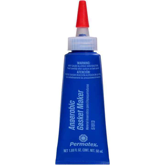 Permatex 51813 Anaerobic Gasket Maker (50mL Tube) - Pack of 1