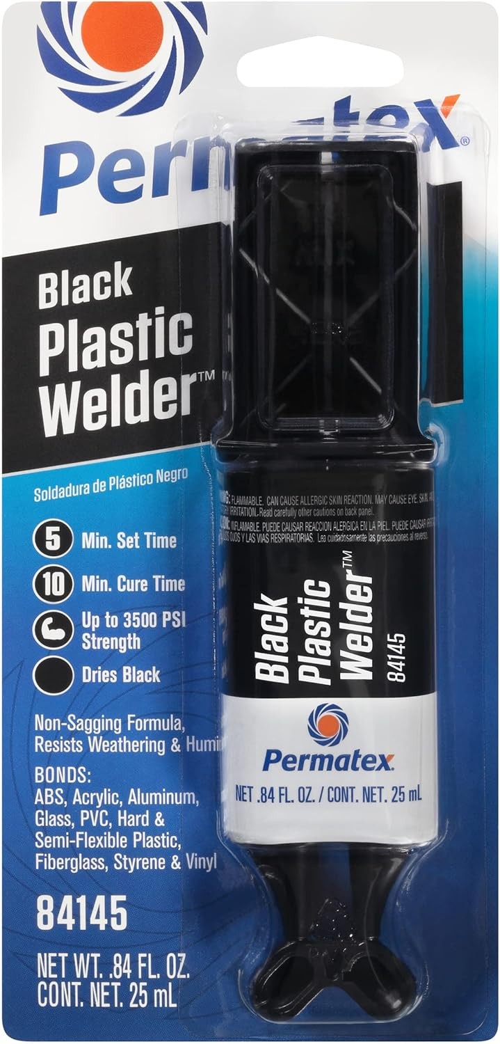 Permatex 84145 Permapoxy Black Plastic Weld - 0.84 fl. oz
