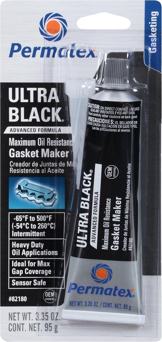 Permatex 82180 Permatex Ultra Oem Gm 3.35 Oz Ultra Black Gasket Maker