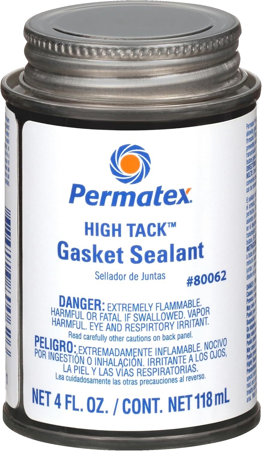 Permatex 80062 Hi Tack Adhesive 4 Oz