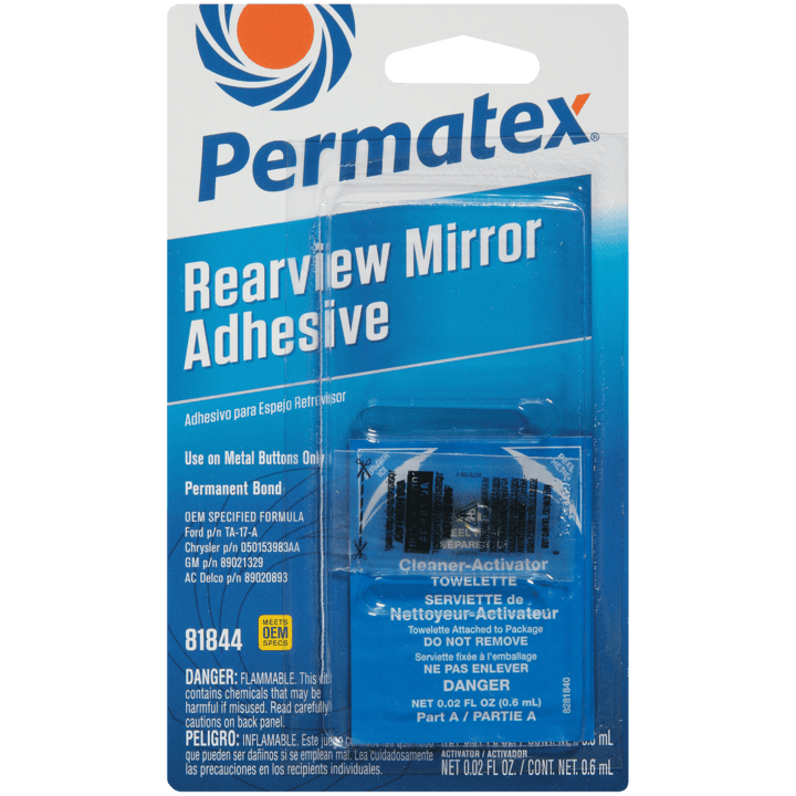 Permatex 81844 Professional Strength Rearview Mirror Adhesive