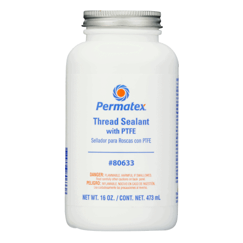 Permatex 80633 Thread Sealant With PTFE, 16 OZ