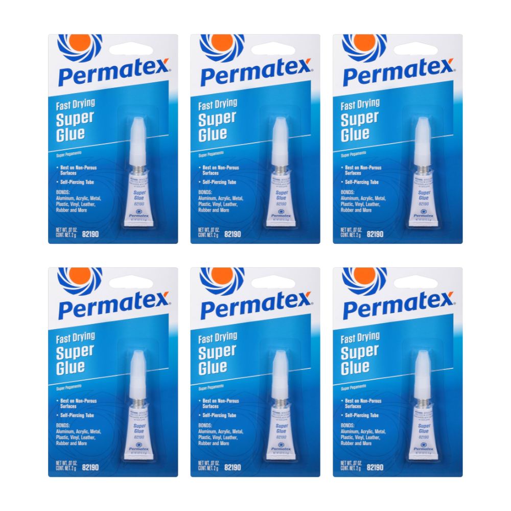 Permatex 82190 Super Glue (Strong Adhesive Clear Fast Drying)