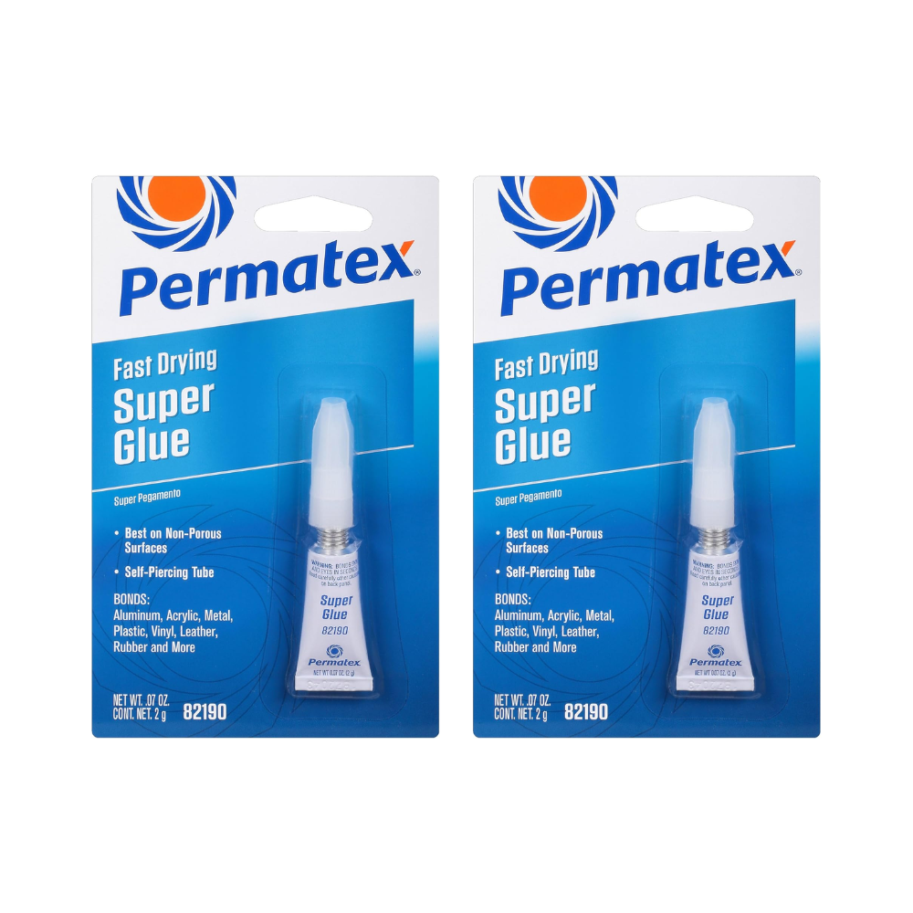 Permatex 82190 Super Glue (Strong Adhesive Clear Fast Drying)