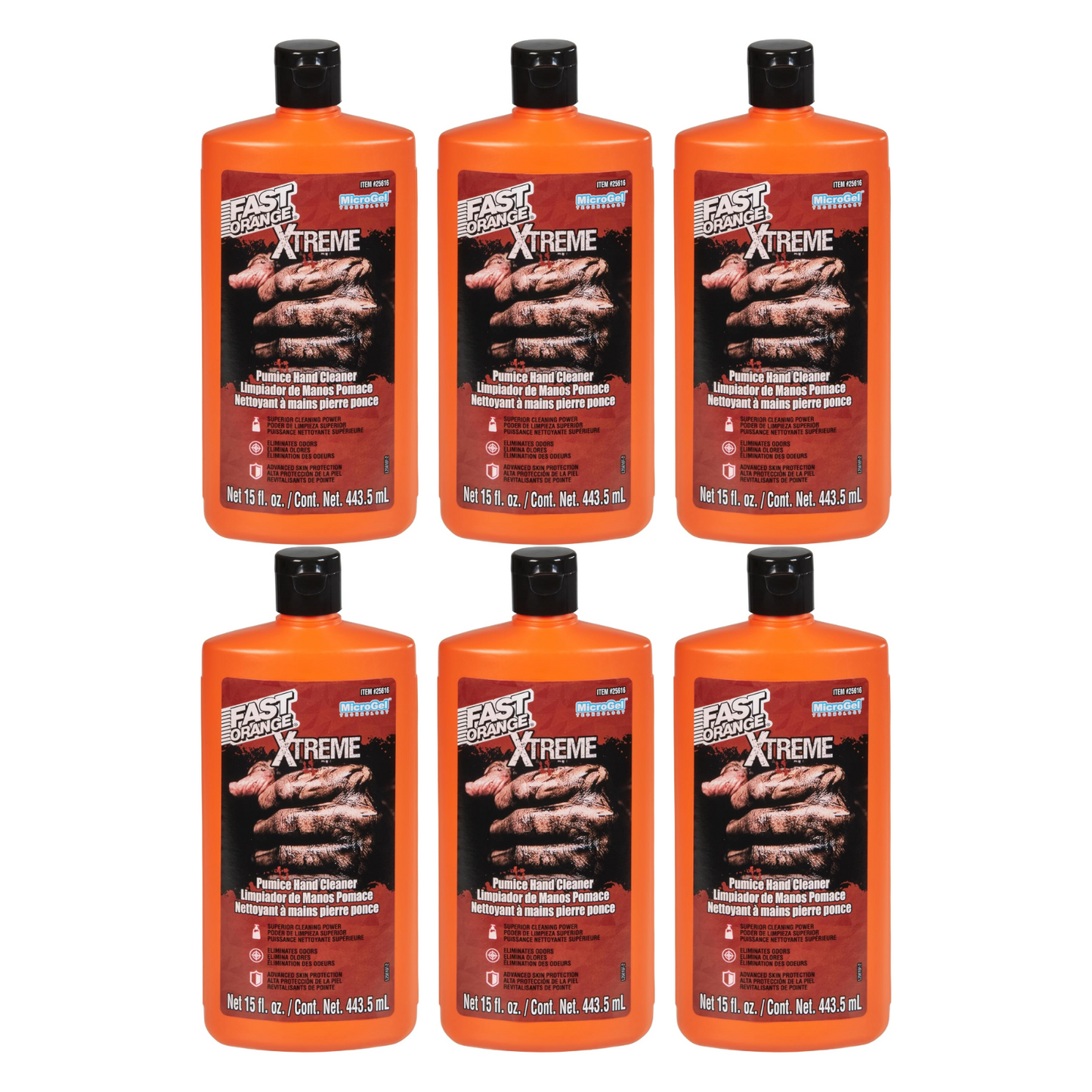 Permatex 25616 Fast Orange Xtreme Heavy Duty Hand Cleaner 15 Fl. Oz