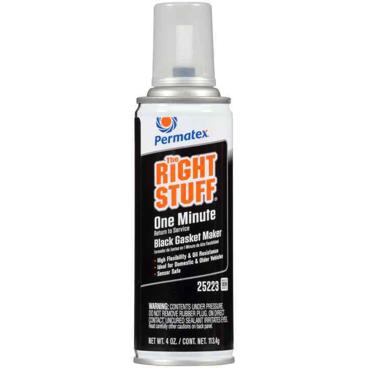 Permatex 25223 "The Right Stuff" Black 1 Minute Gasket Maker (4oz)