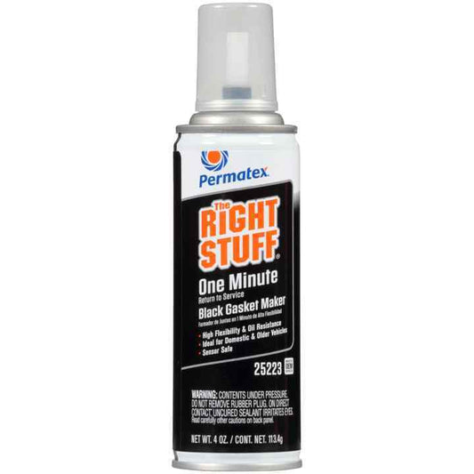 Permatex 25223 "The Right Stuff" Black 1 Minute Gasket Maker (4oz)