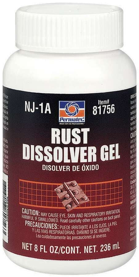 Permatex 81756 Rust Dissolver Gel 8oz
