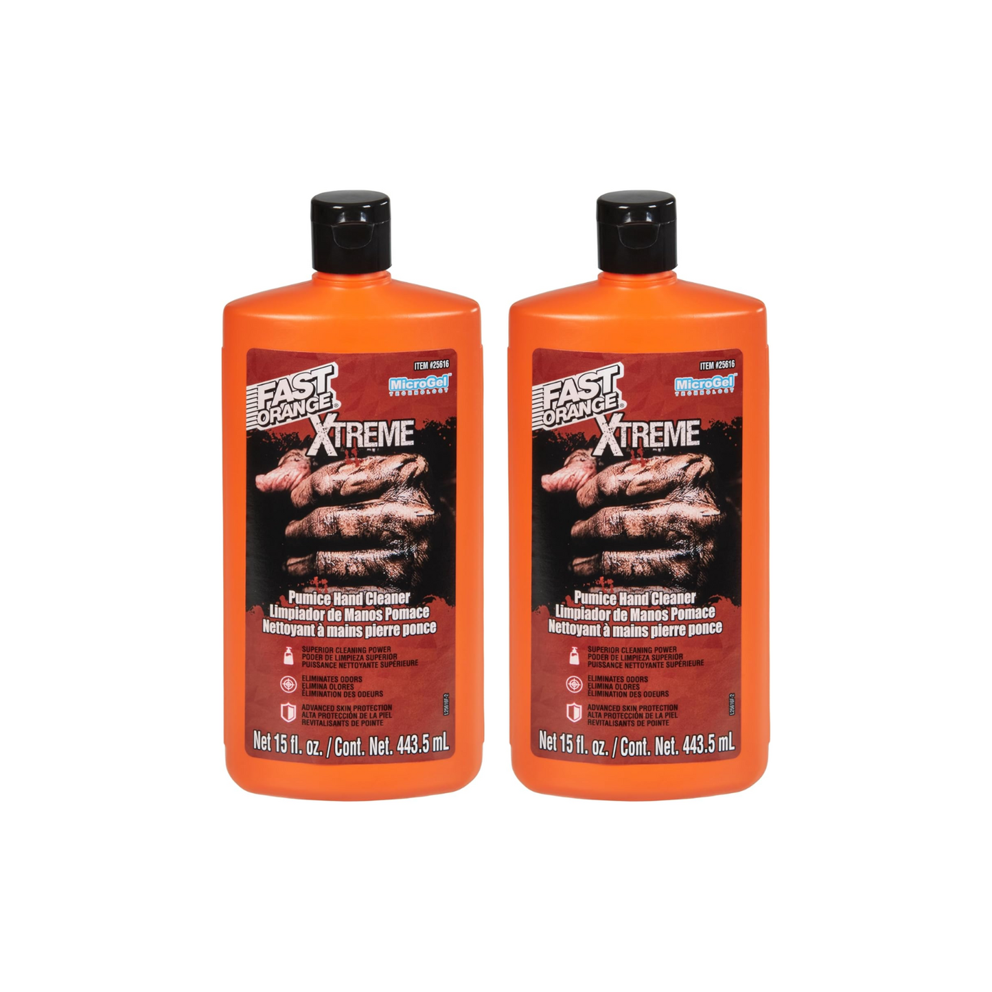 Permatex 25616 Fast Orange Xtreme Heavy Duty Hand Cleaner 15 Fl. Oz