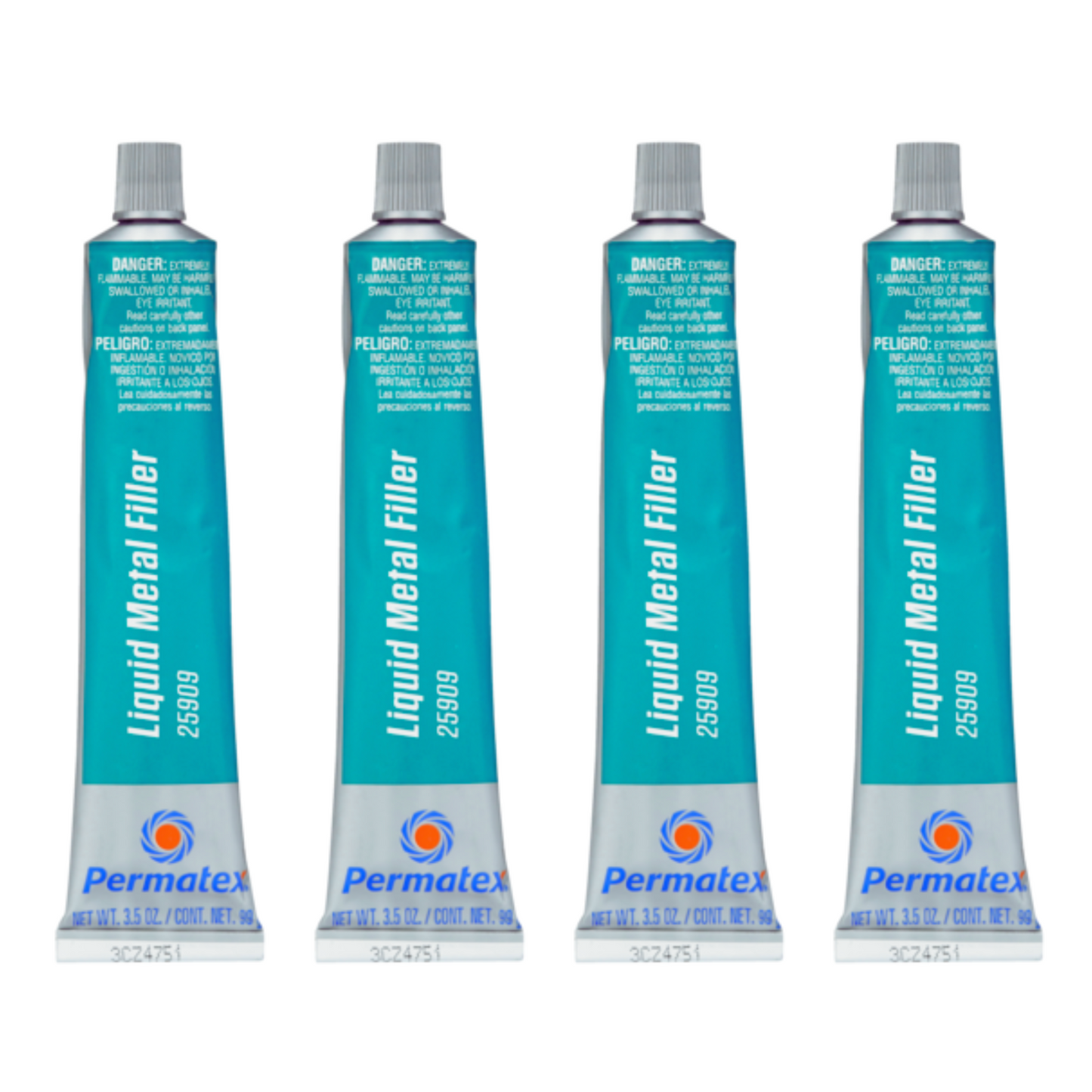 Permatex 25909 Liquid Metal Filler 3.5 oz