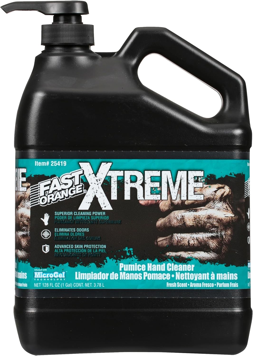 Permatex 25419 Fast Orange Xtreme Fresh Scent Pumice Hand Cleaner